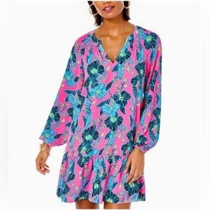 NWT Lilly Pulitzer Lucee Long Sleeve Dress Size XS